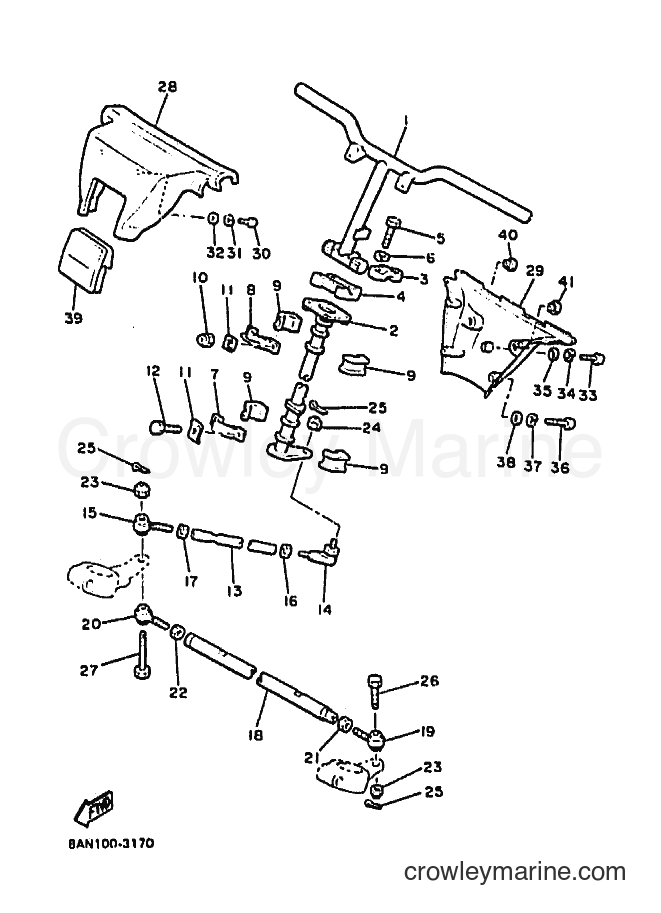 Yamaha Motors VT480GT (8AP1) [010] - STEERING
