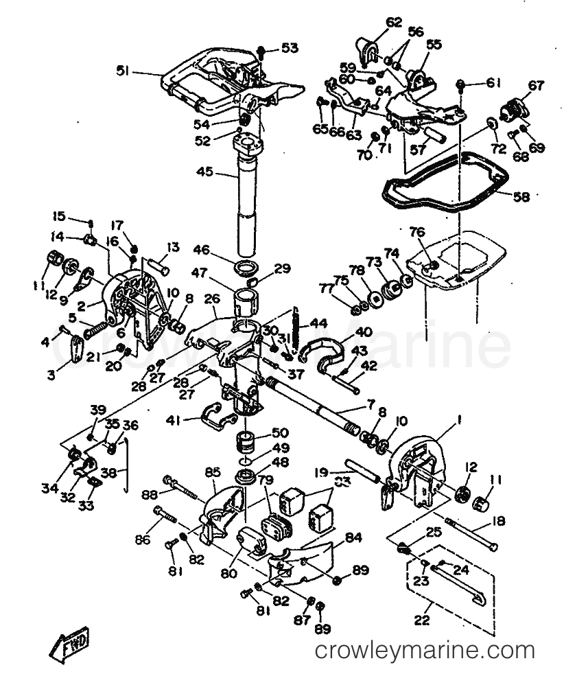 Yamaha Motors 20C (6A9) [999] - BRACKET