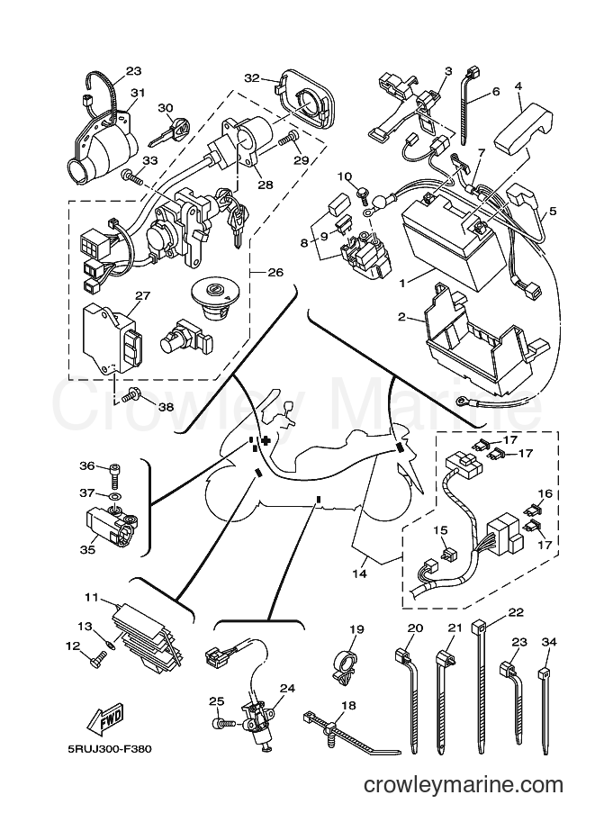 Yamaha Motors YP400A (34B1) [050] - ELECTRICAL 1
