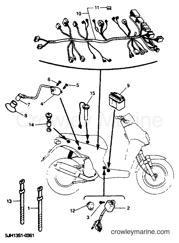 Yamaha Motors EW50 (5JH3) [030] - ELECTRICAL 2