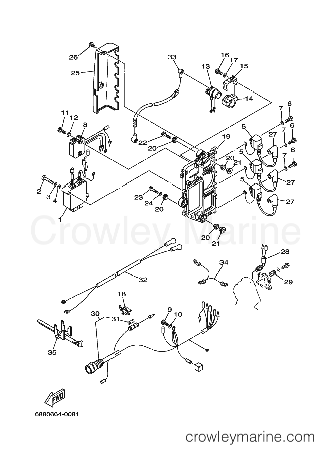 Yamaha Motors 85AEDX (6882) [140] - ELECTRICAL