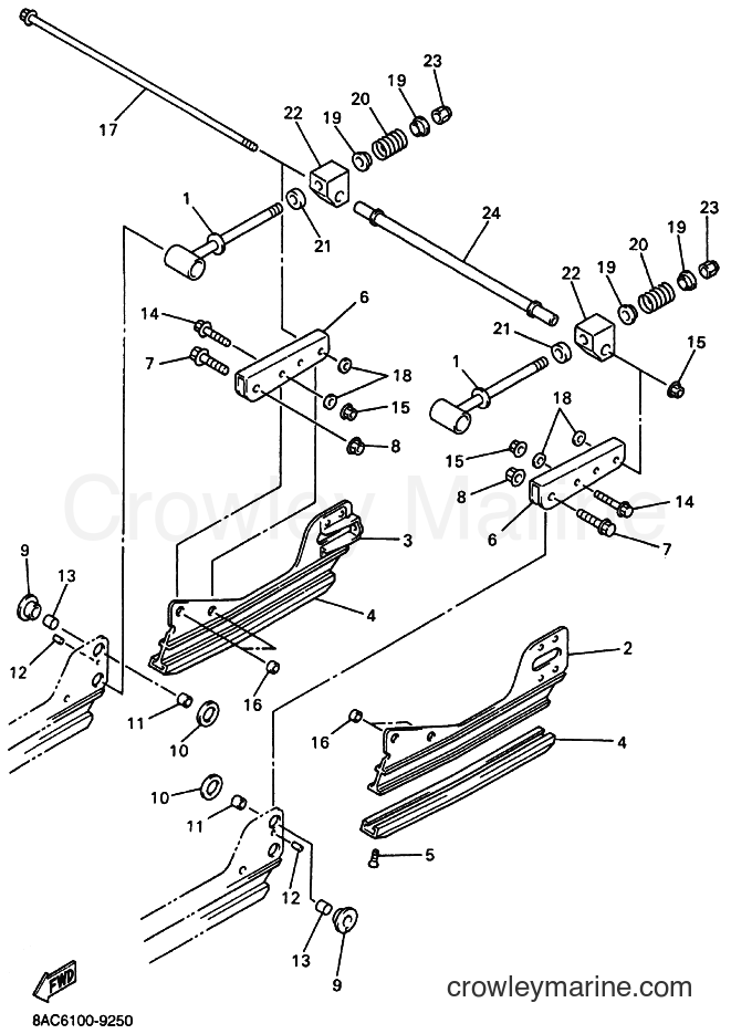 2000 Snowmobile VK540E-3 - VK540E-3 (8AC7) [020] - TRACK SUSPENSION 3