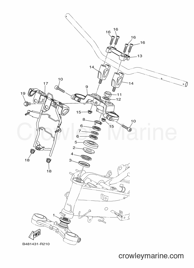 2017 Street Bike TFX150 - TFX150 (B482) [010] - STEERING