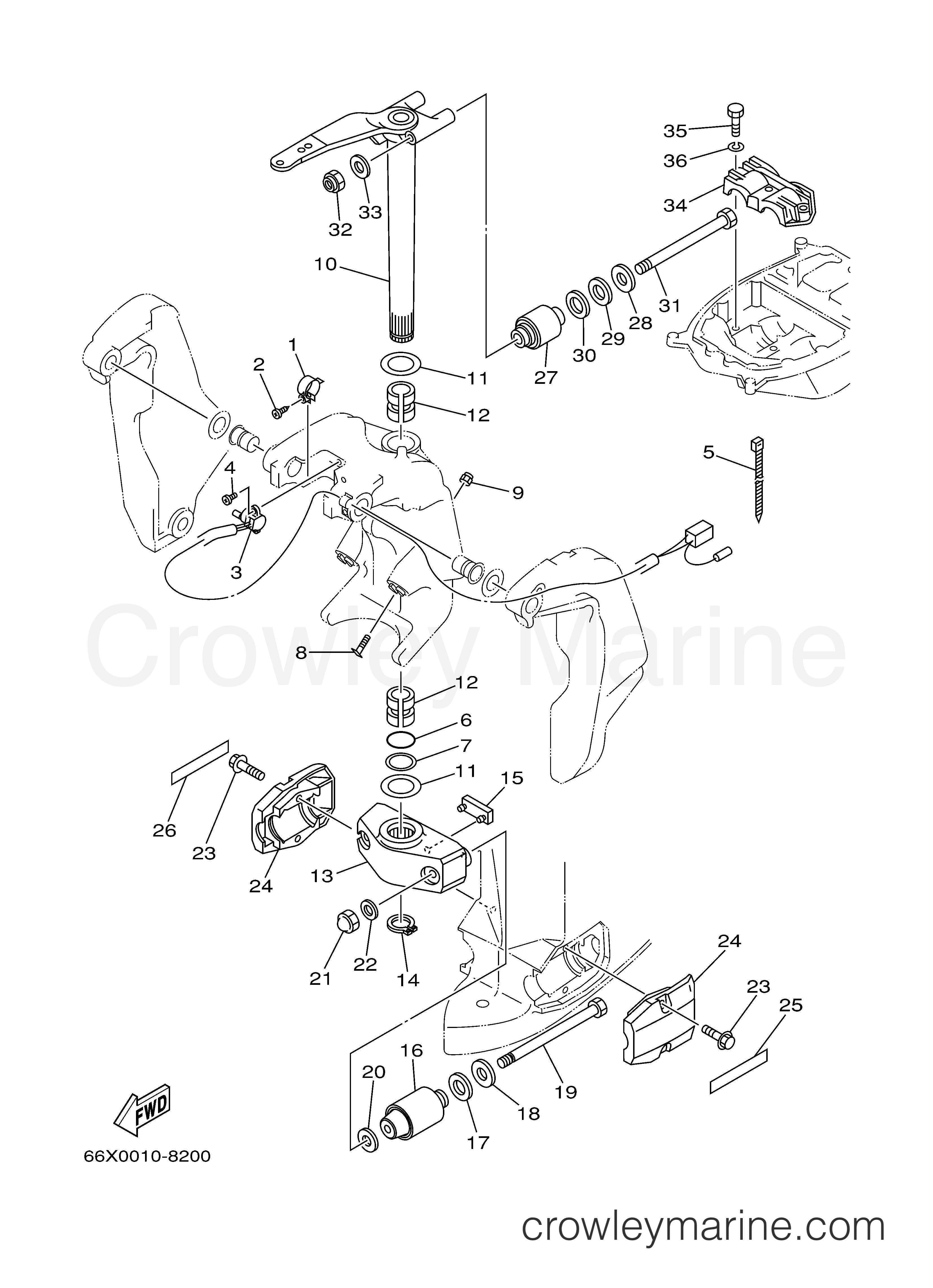 Yamaha Motors VX200TLRB - BRACKET 2