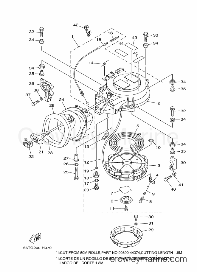 Yamaha Motors E40XMH (66TR) [020] - STARTER
