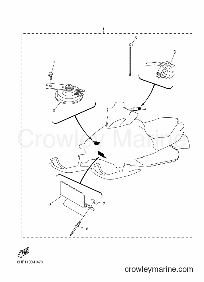 Yamaha Motors RS10SUV (8HP5) [020] - ELECTRICAL 4