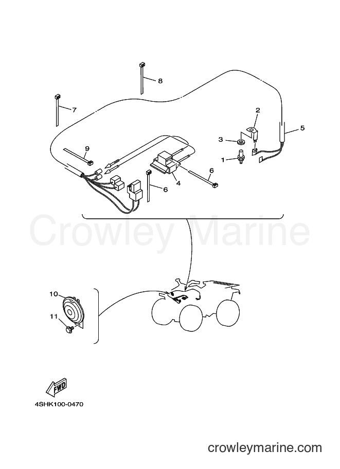 Yamaha Motors YFM400FW (4SHS) [010] - ELECTRICAL 2