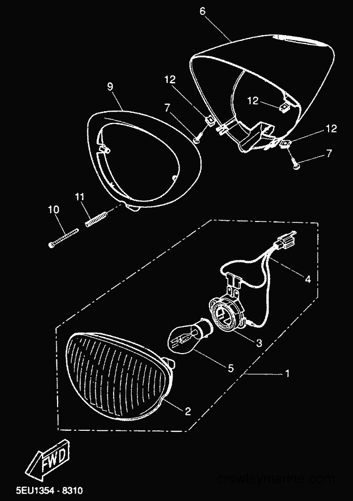 Yamaha Motors YH50 (5JB4) [020] - HEADLIGHT