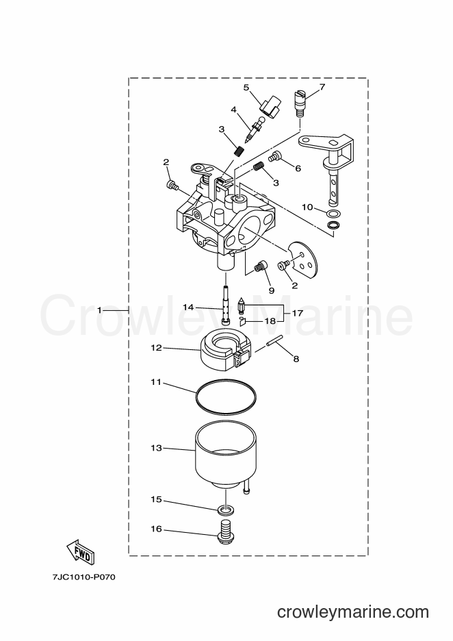 2017 Snowblower YU240 - YU240 (7JC1) [010] - CARBURETOR