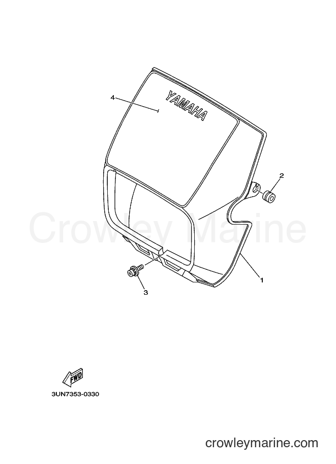 2000 Scooter DT50LC - DT50LC (3UN7) [010] - COWLING 1