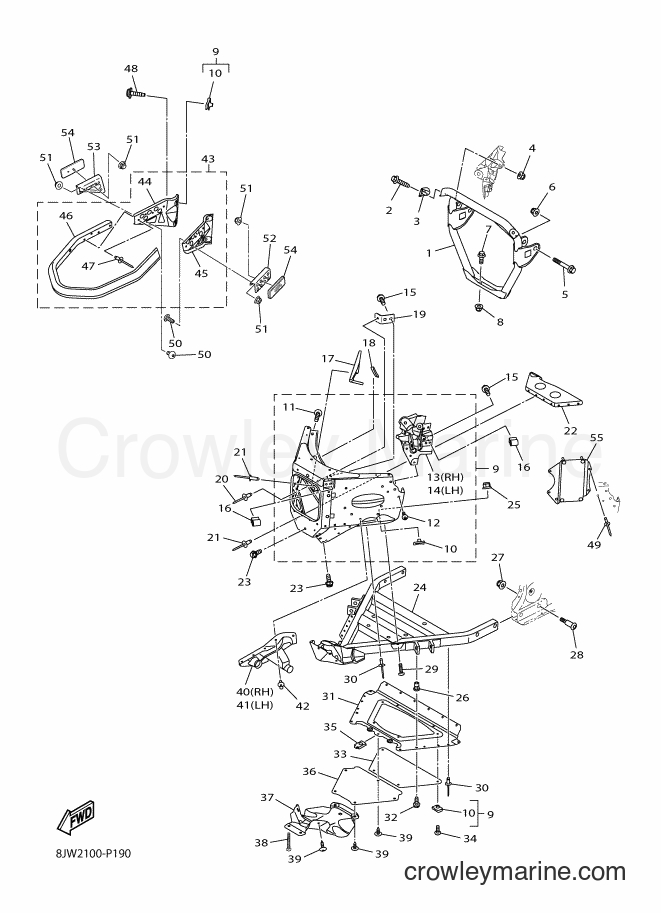2015 Snowmobile SRV10XS - SRV10XS (8JR4) [010] - FRAME 1