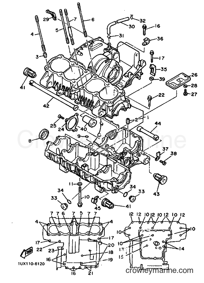 1986 Sport Bike FJ1200 - FJ1200 (1TX) [99A] - CRANKCASE