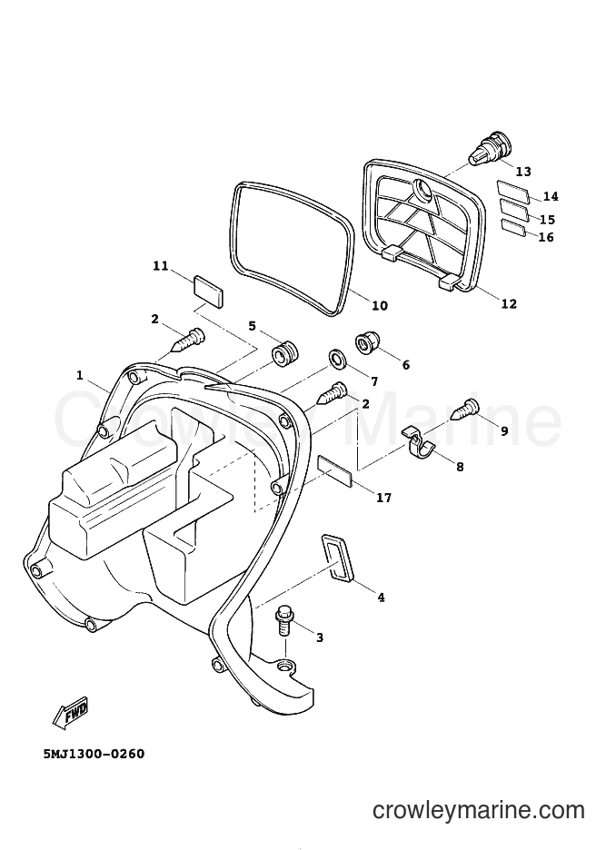 Yamaha Motors XC125A (5MJ1) [010] - LEG SHIELD