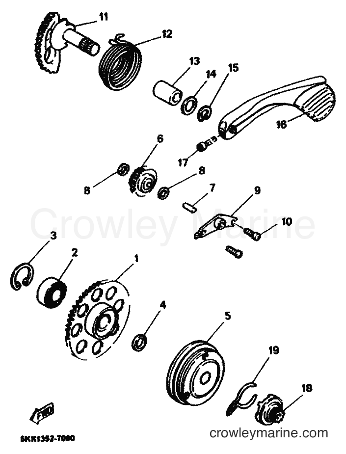 Yamaha Motors YN100 (5KKE) [010] - STARTER