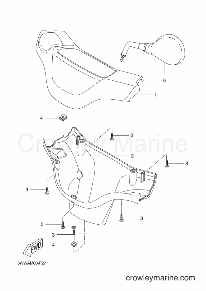 2016 Scooter CW50 - CW50 (5WWW) [010] - COWLING 1