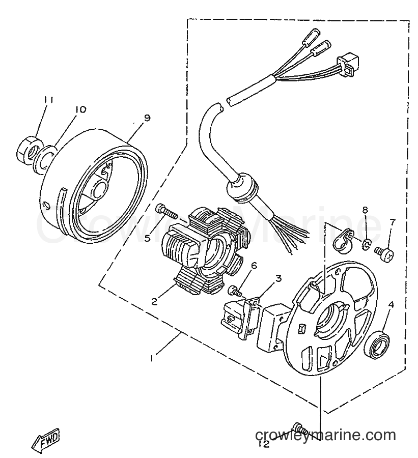 1996 Scooter YA50R - YA50R (4SJ3) [999] - GENERATOR