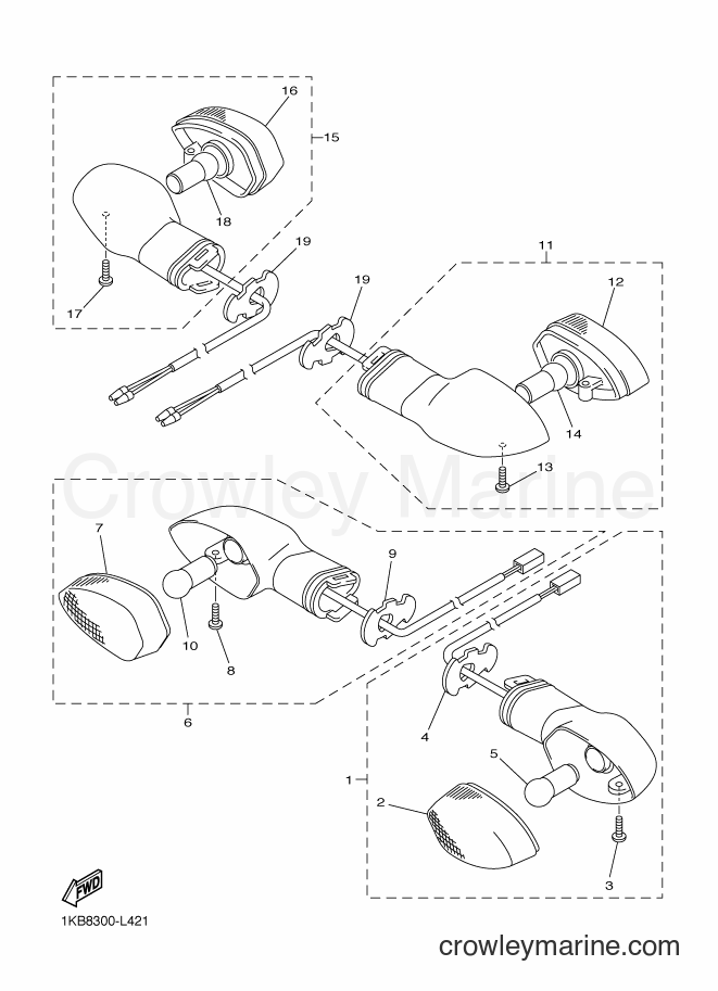 2014 Sport Bike YZF-R1 - YZF-R1 (2SG5) [070] - FLASHER LIGHT