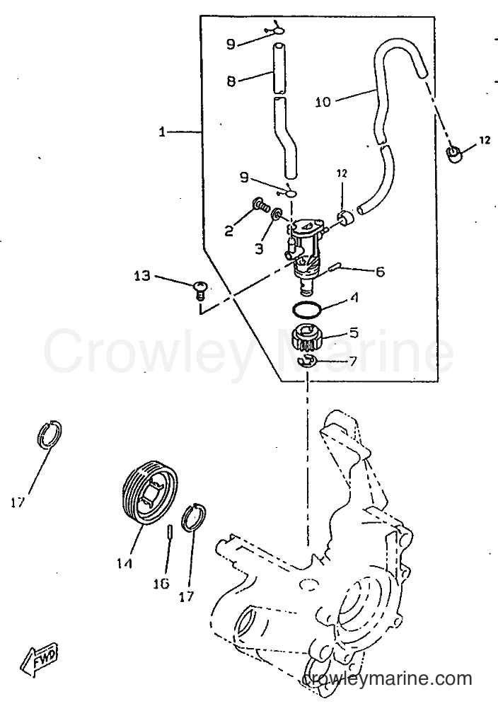 1998 Scooter CW50RS - CW50RS (4TDN) [999] - OIL PUMP