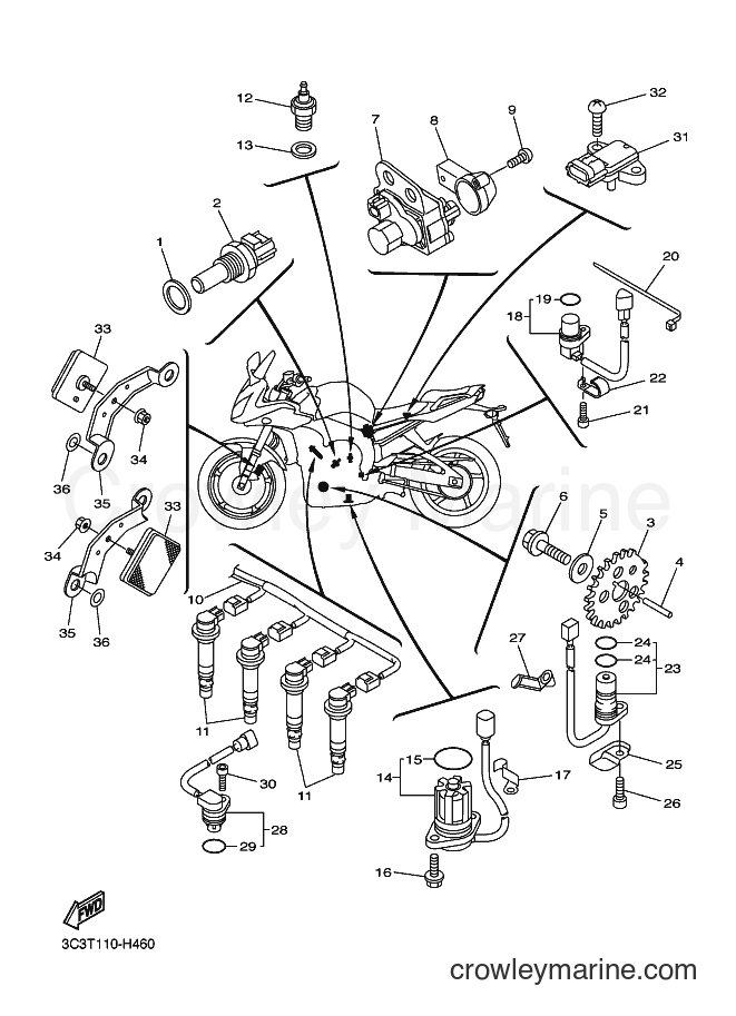 2015 Street Bike FZ1-S - FZ1-S (2DVB) [010] - ELECTRICAL 1