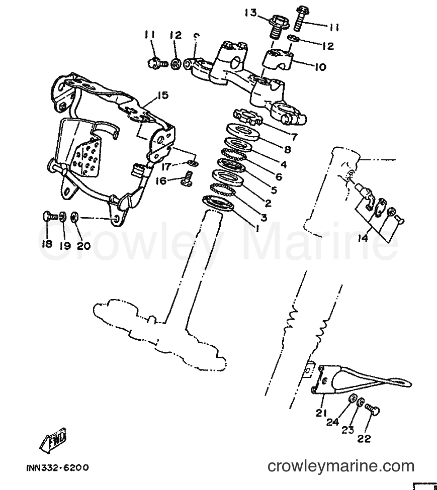 1986 Scooter DT50M - DT50M (1NN) [999] - STEERING