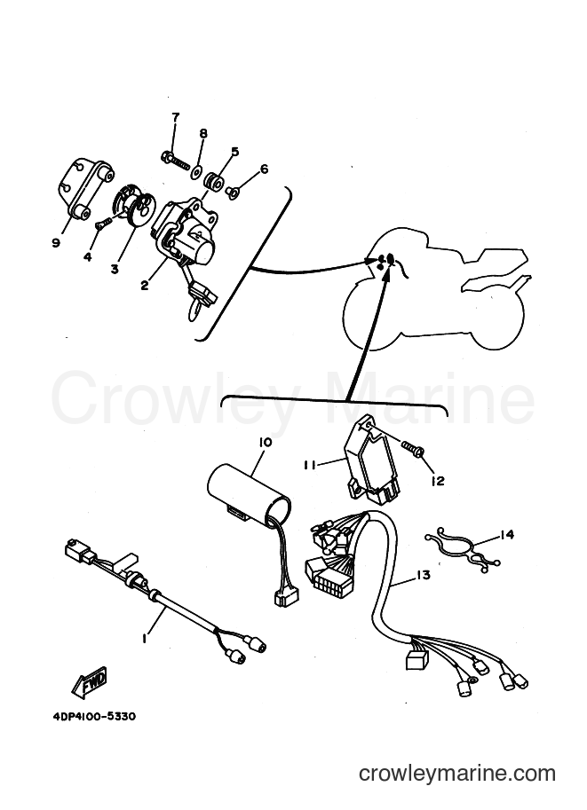 1996 Street Bike TZ250 - TZ250 (4TW1) [030] - ELECTRICAL 1