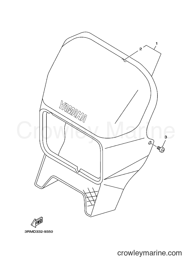 2000 Dirt Bike DT125R - DT125R (4DJA) [010] - COWLING 1