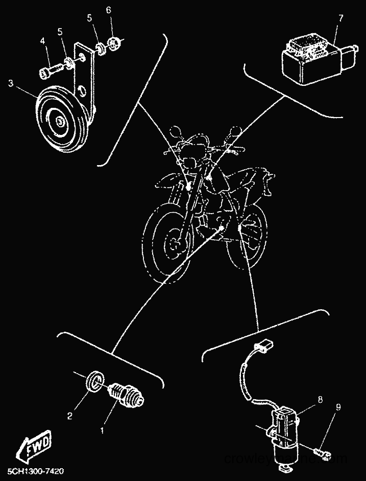 2000 Dirt Bike TT600R - TT600R (5CH3) [010] - ELECTRICAL 2
