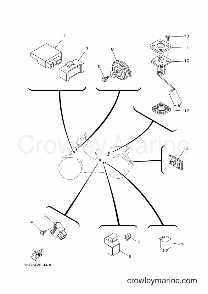 Yamaha Motors TK115 (15C1) [010] - ELECTRICAL 2