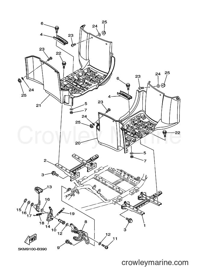 2003 ATV YFM660FWA - YFM660FWA (5KMB) [010] - STAND & FOOTREST