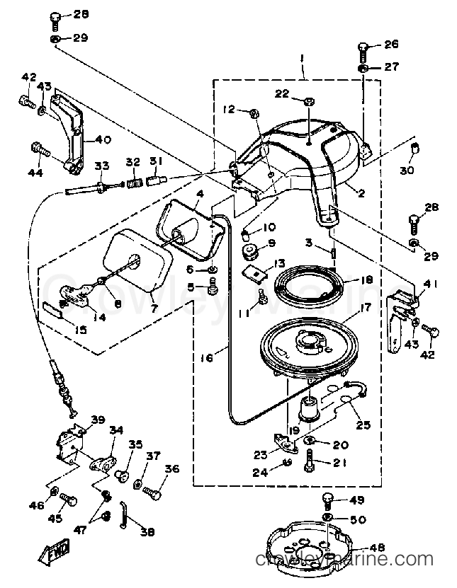Yamaha Motors 30LG - MANUAL STARTER