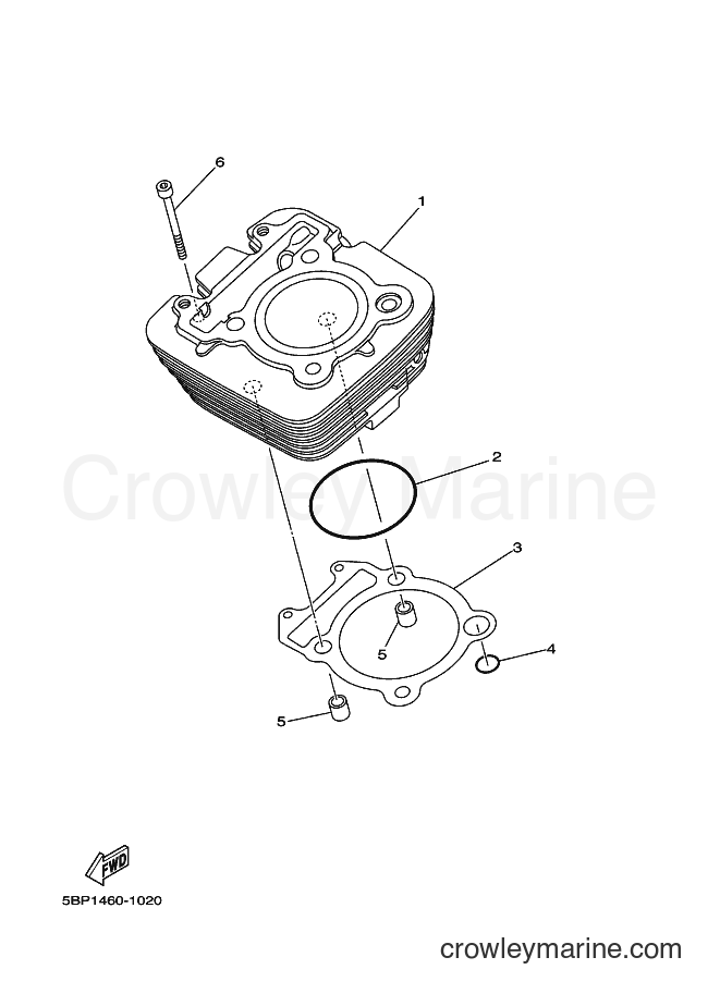 2004 Street Bike SX-4 - SX-4 (5BP2) [010] - CYLINDER
