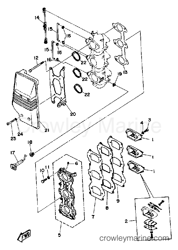 Yamaha Motors P60TLHP - INTAKE