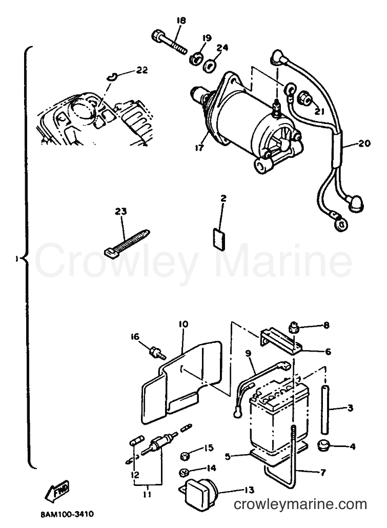 1993 Snowmobile ET410TR - ET410TR (89Y2) [010] - ALTERNATE