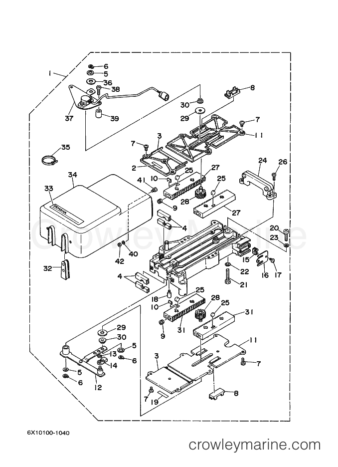 Yamaha Motors D.REMO-CON (6X10) [000] - REMOTE CONTROL ASSY2 JUNCTION