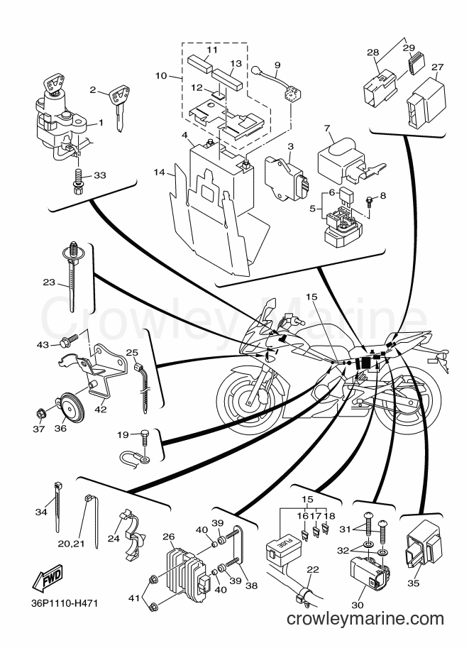 Yamaha Motors XJ6F (2SRC) [010] - ELECTRICAL 2