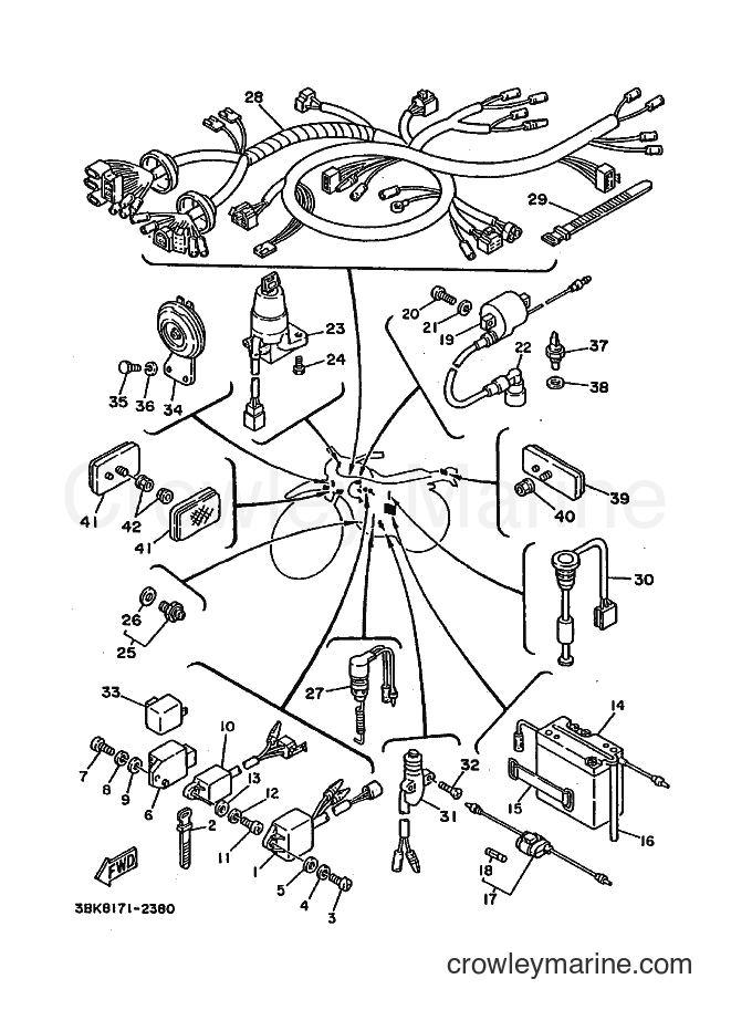 1992 Dirt Bike DT50LC - DT50LC (3BK8) [010] - ELECTRICAL 1