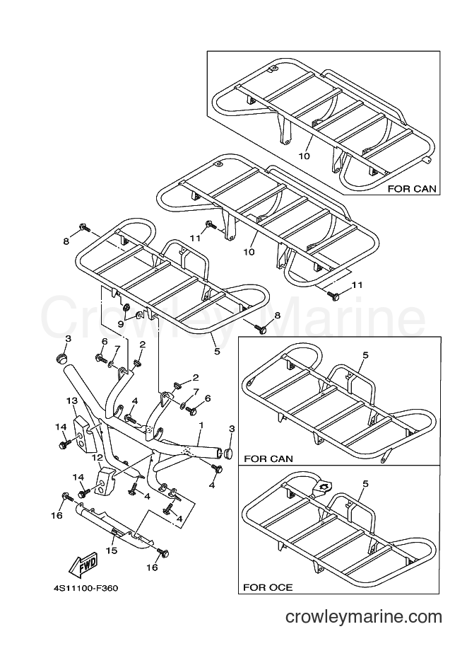 2007 ATV YFM400FWN - YFM400FWN (4S12) [010] - GUARD