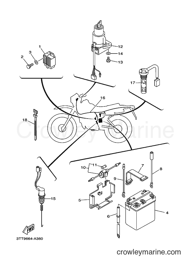 2002 Dirt Bike DT125 - DT125 (3TT9) [010] - ELECTRICAL 1