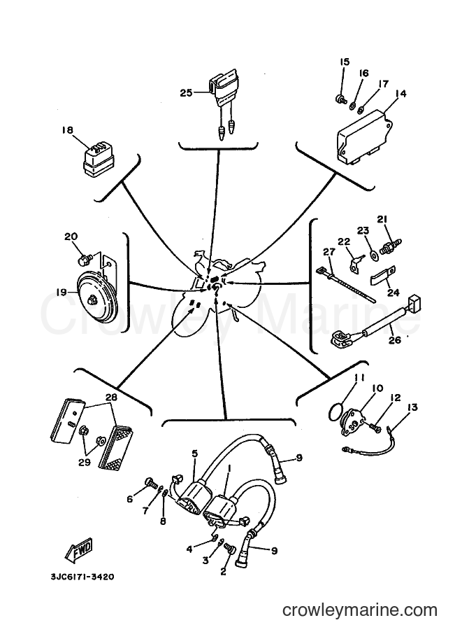 Yamaha Motors XV535S (3JCF) [010] - ELECTRICAL 2