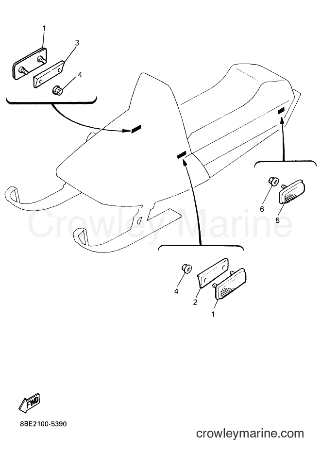 Yamaha Motors CS340E (8BE2) [020] - ELECTRICAL 3