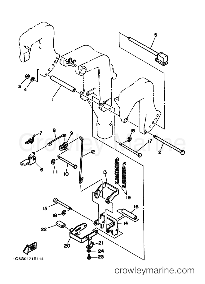 Yamaha Motors F9.9B (6G90) [010] - BRACKET 2