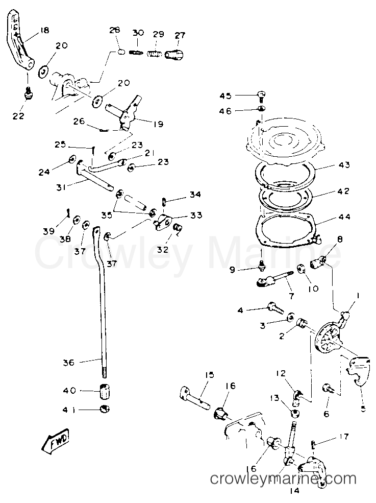Yamaha Motors C30ELRP - CONTROL ENGINE