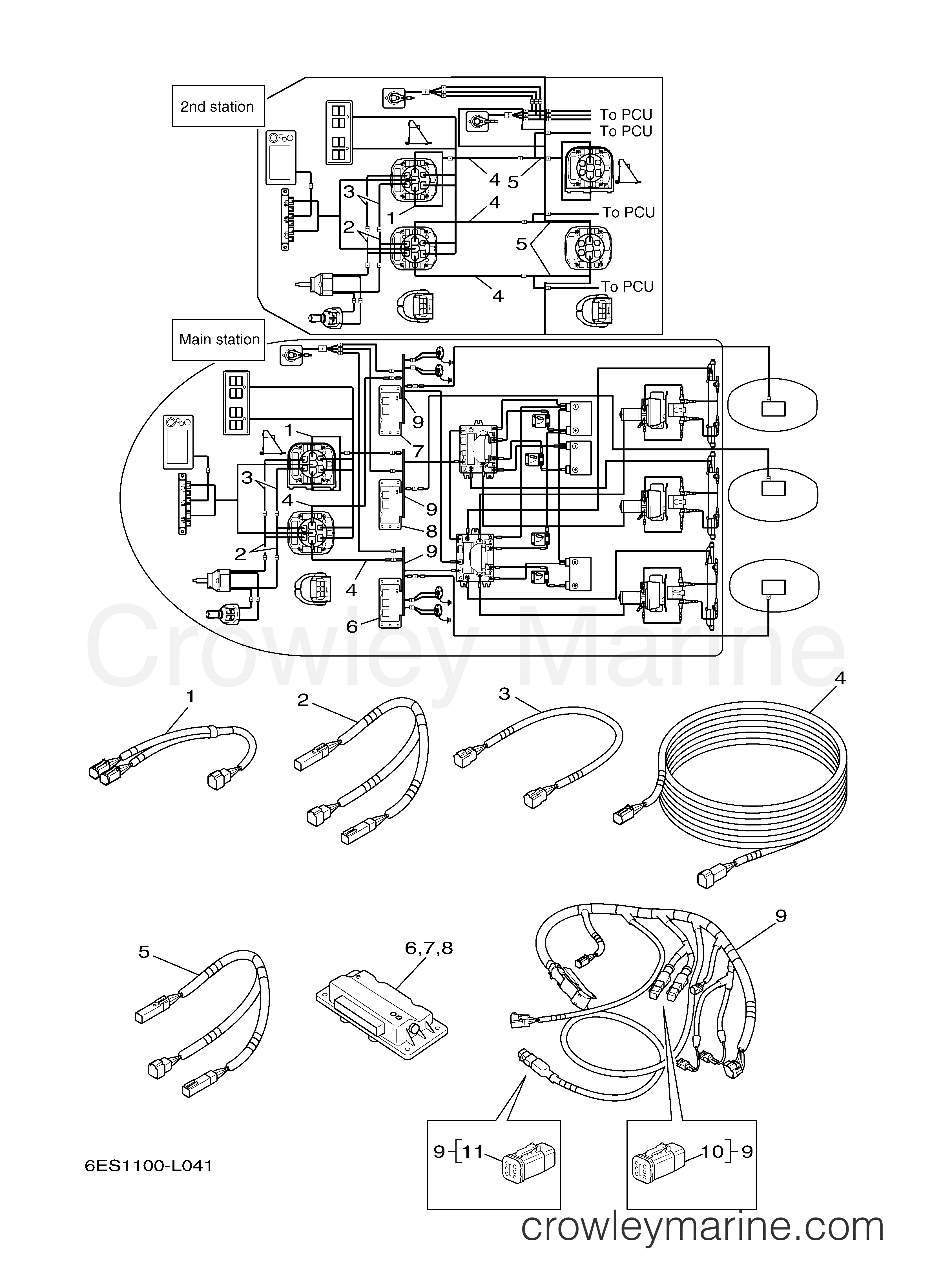 Yamaha Motors Helm Master 2013 - HARNESS (TRIPLE)