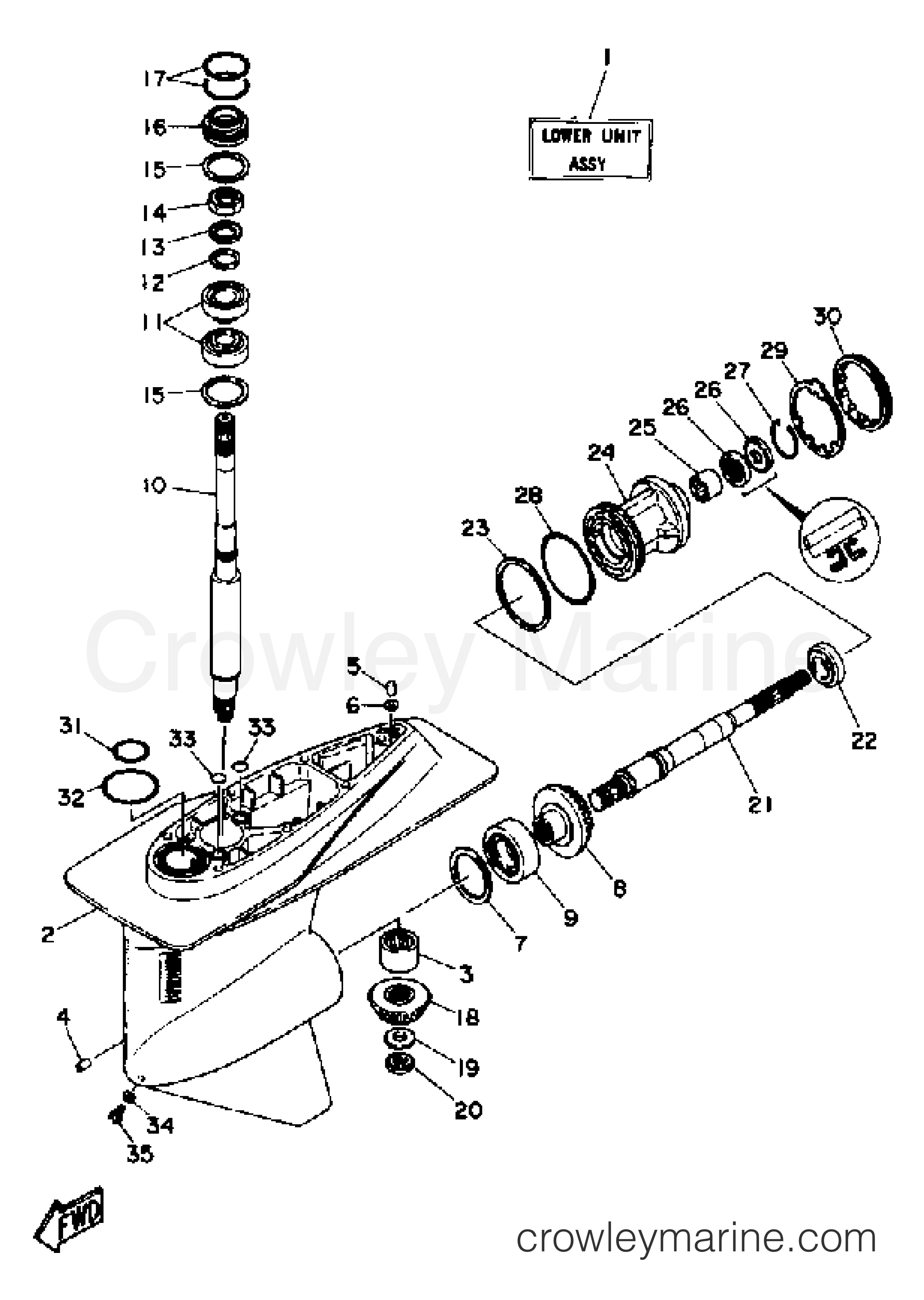 Yamaha Motors V8_7.4_INTERMEDIATE - LOWER - DRIVE 1