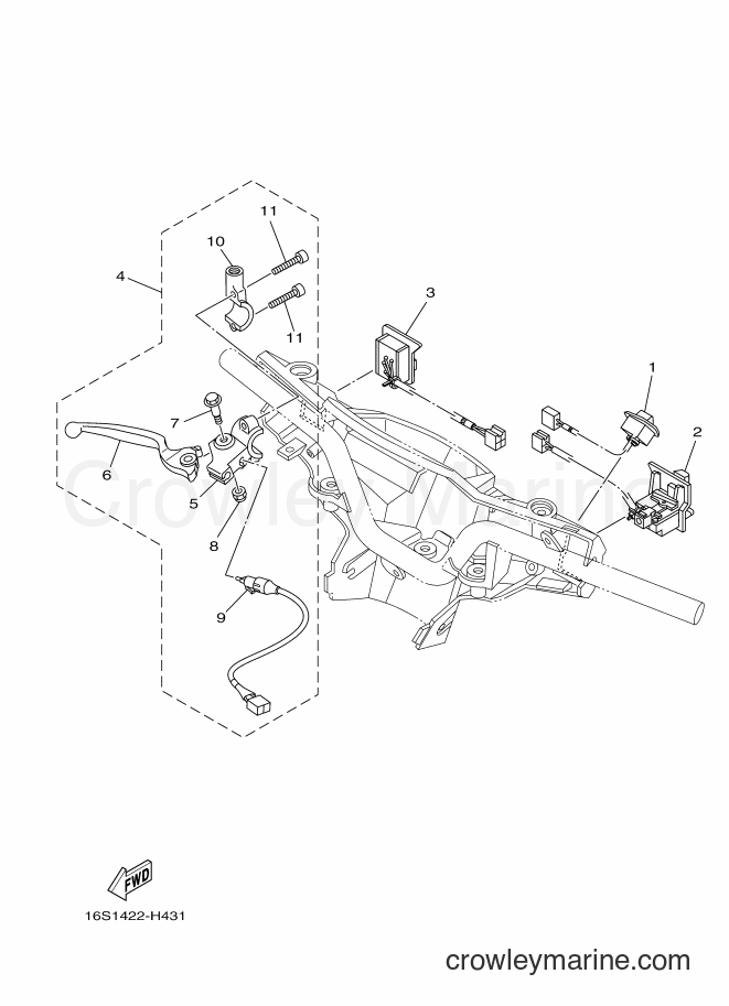 2012 Scooter T115LE - T115LE (16SC) [010] - SWITCH & LEVER FOR DRUM BRAKE