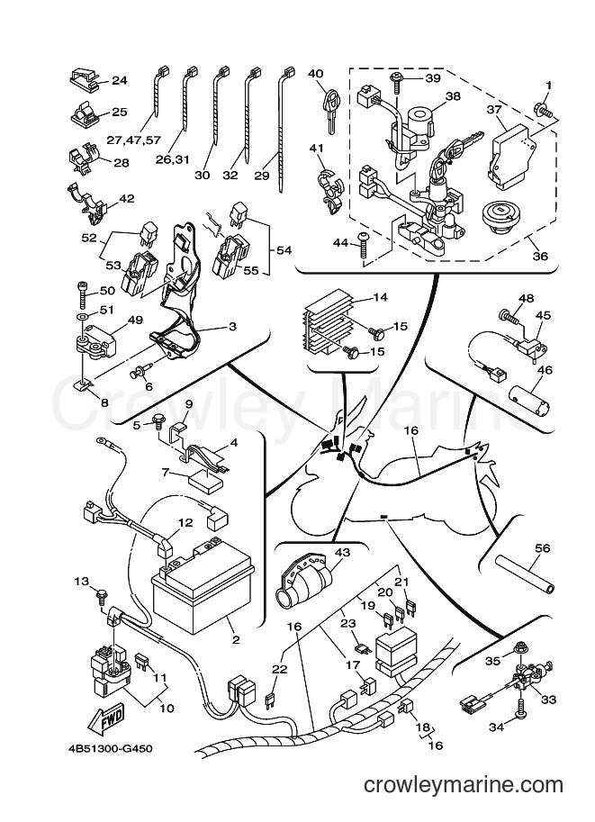 Yamaha Motors XP500A (4B59) [060] - ELECTRICAL 1