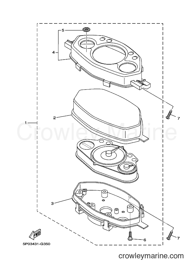Yamaha Motors AT135 (5P11) [010] - METER