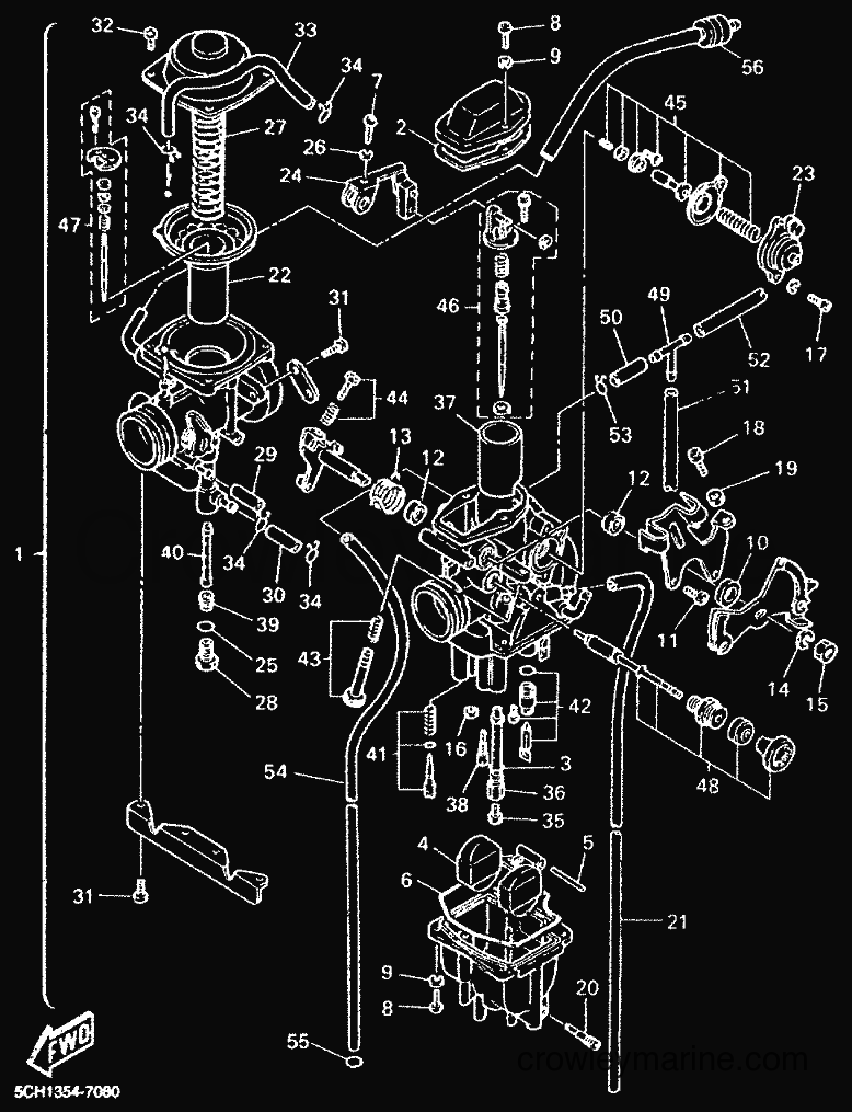 2000 Dirt Bike TT600R - TT600R (5CH3) [010] - CARBURETOR