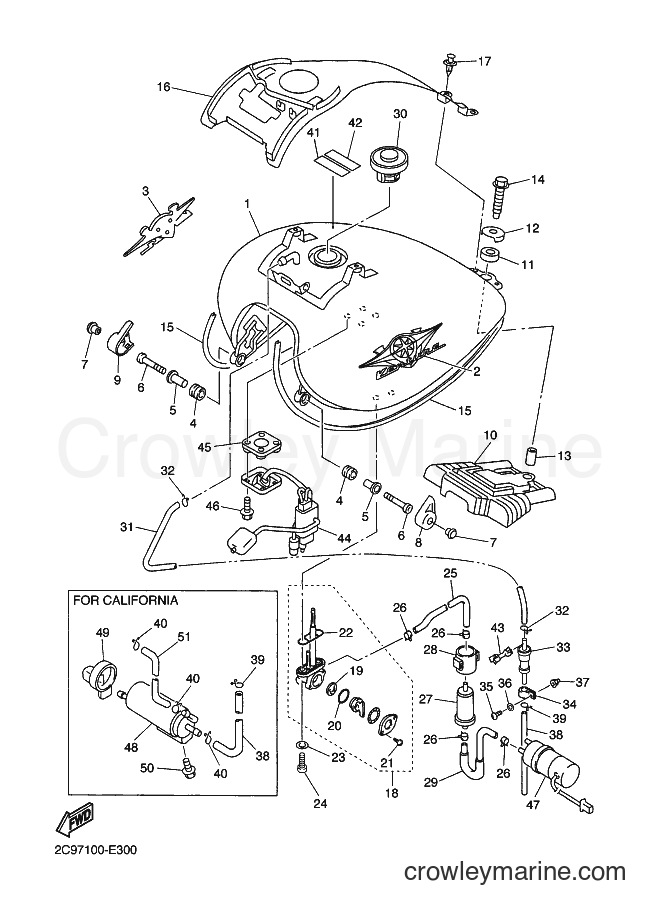 2006 Cruiser XVZ13TFS - XVZ13TFS (2C99) [010] - FUEL TANK