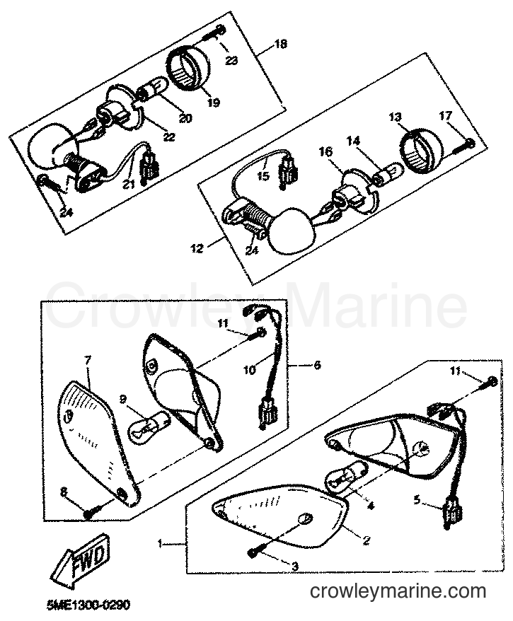 Yamaha Motors YQ100 (5ME4) [080] - FLASHER LIGHT
